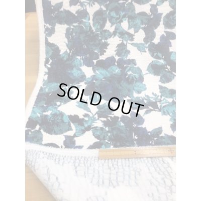 画像3: 生地：花柄膨れ織り（白地×ブルー）