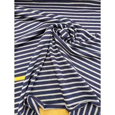 画像6: 生地：インディゴボーダー天竺