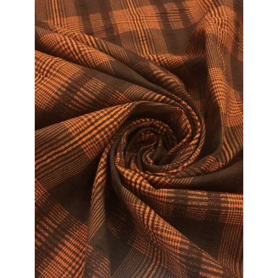 画像5: 生地：インド綿チェック（オレンジ）