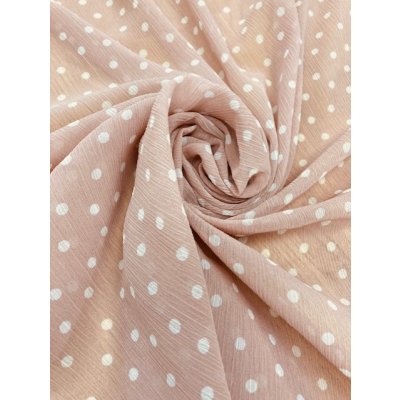 画像7: 生地：水玉柄楊柳プリント（くすみピンク／オフ）