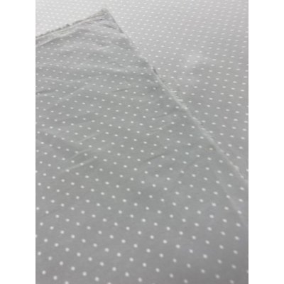 画像3: 生地：ドット柄ポリエステル（グレー／白）