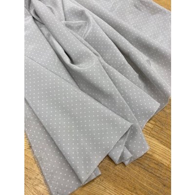 画像7: 生地：ドット柄ポリエステル（グレー／白）