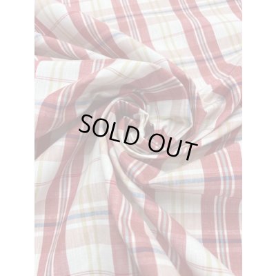 画像5: 生地：チェック柄コットン（赤）