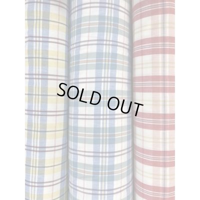 画像7: 生地：チェック柄コットン（黄）