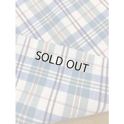 画像3: 生地：チェック柄コットン（青）