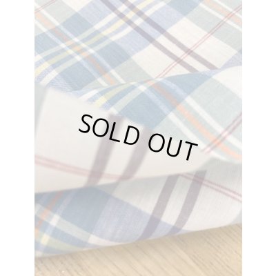 画像4: 生地：チェック柄コットン（青）