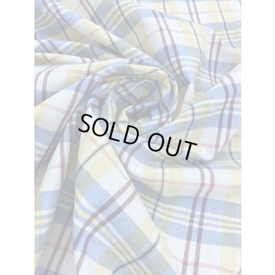 画像6: 生地：チェック柄コットン（黄）