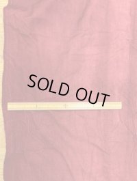 生地：ムラ染シワ加工ウール（赤）