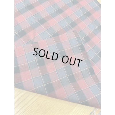 画像4: 生地：チェック柄コットン（赤系）