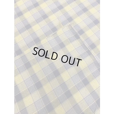 画像3: 生地：チェック柄コットン（黄緑系）