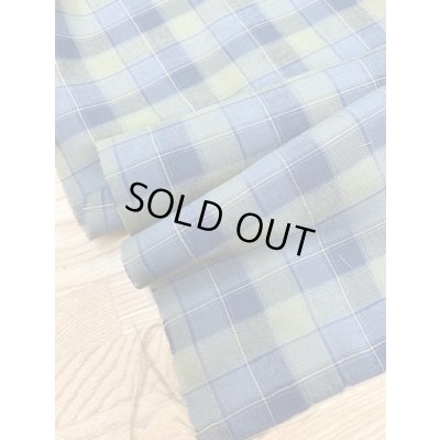 画像5: 生地：チェック柄コットン（黄緑系）