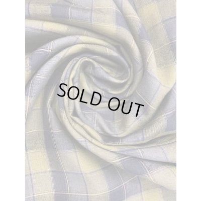 画像6: 生地：チェック柄コットン（黄緑系）