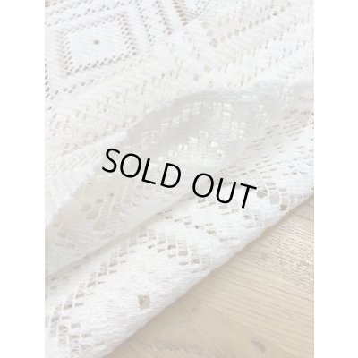 画像4: 生地：アンティーク調コットンレース（白）