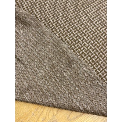 画像3: 生地：千鳥格子柄綿ジャガードニット（茶）