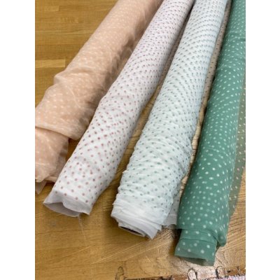 画像7: 生地：水玉柄シフォンジョーゼット（ピンク／白）