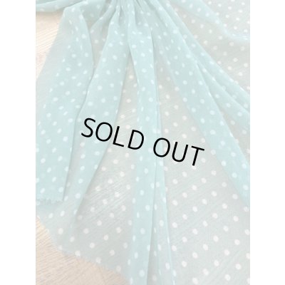 画像6: 生地：水玉柄シフォンジョーゼット（緑／白）