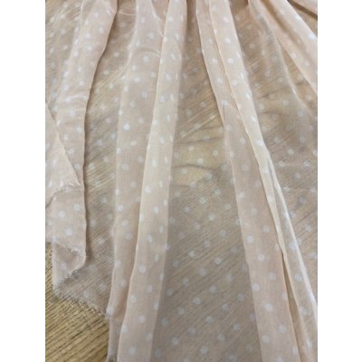 画像6: 生地：水玉柄シフォンジョーゼット（ピンク／白）