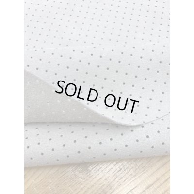 画像4: 生地：合皮レザーパンチング穴あき加工（ライトグレー）