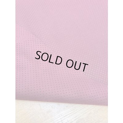 画像3: 生地：合皮レザーパンチング穴あき加工（エンジ）