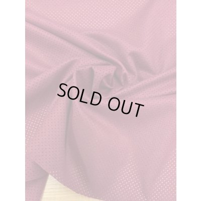 画像7: 生地：合皮レザーパンチング穴あき加工（エンジ）