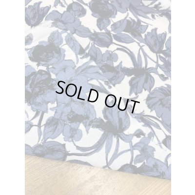 画像3: 生地：ポリエステル100％花柄（グレーネイビー）