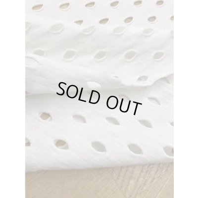 画像4: 生地：綿100％穴あきニット（白）