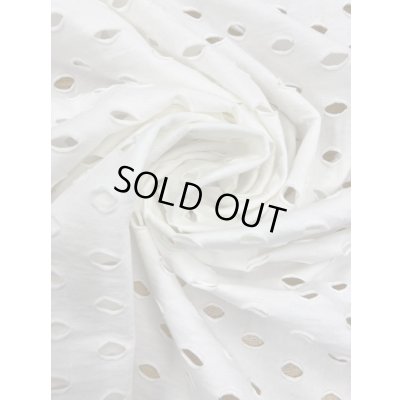 画像6: 生地：綿100％穴あきニット（白）