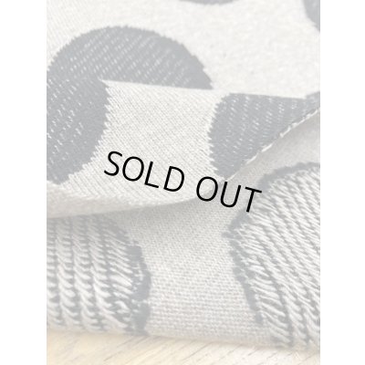 画像4: 生地：綿ポリアクリル水玉ジャガードニット（ベージュ／黒）