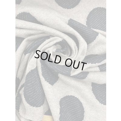 画像7: 生地：綿ポリアクリル水玉ジャガードニット（ベージュ／黒）