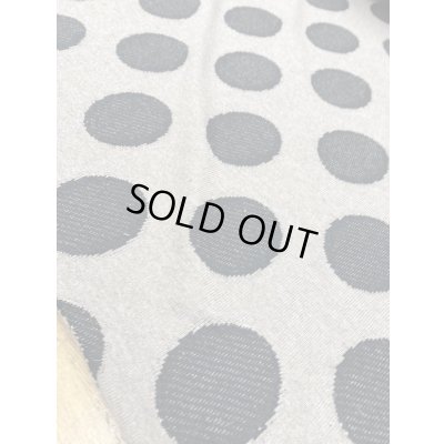 画像8: 生地：綿ポリアクリル水玉ジャガードニット（ベージュ／黒）