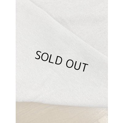 画像3: 生地：先染めラメ入りミニ裏毛ニット（生成／金ラメ）