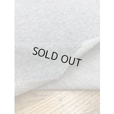 画像4: 生地：先染めラメ入りミニ裏毛ニット（グレー／金ラメ）