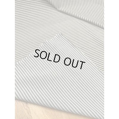 画像3: 生地：ボーダー柄2WAY綿ストレッチニット（ベージュ／カーキ）