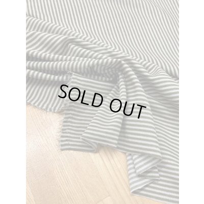 画像6: 生地：ボーダー柄2WAY綿ストレッチニット（ベージュ／カーキ）