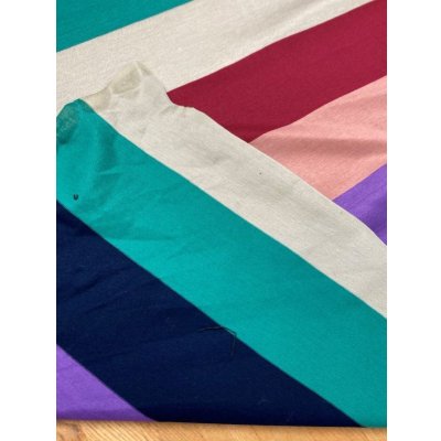 画像4: 生地：シルケット加工マルチ太ボーダー柄綿天竺ニット