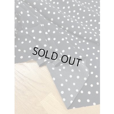 画像6: 生地：水玉柄ポリエステル100％（黒／ベージュ）