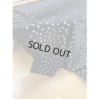 画像8: 生地：水玉柄ポリエステル100％（黒／ベージュ）