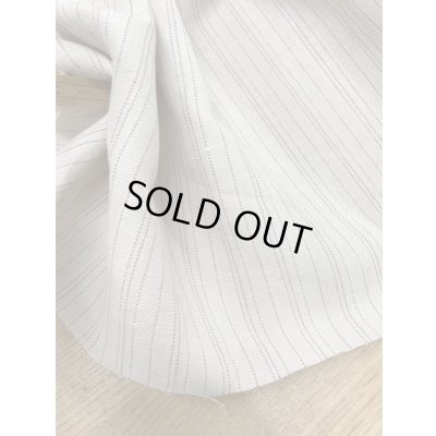 画像6: 生地：綿麻ストライプワッシャー加工（ベージュ）