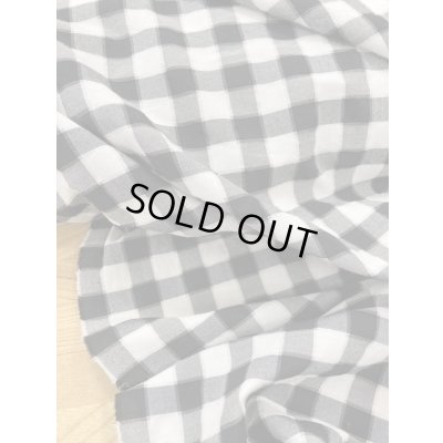 画像8: 生地：チェックコットン100％（黒／白）