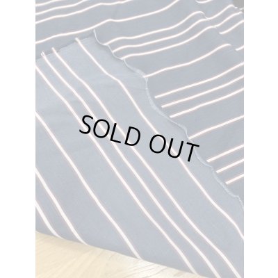 画像3: 生地：ボーダー柄ナイロンリネンレーヨン（紺／ベージュ／エンジ）