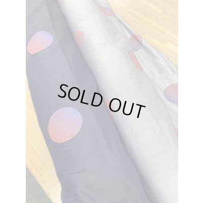 画像8: 生地：大きい水玉柄綿100％（紺）