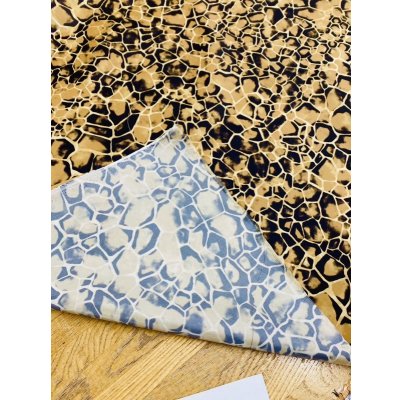 画像3: 生地：へび亀柄ポリエステル（キャメル）