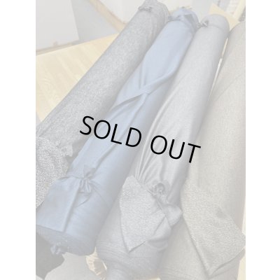 画像8: 生地：ウール／ポリエステルヨロケジャガードニット（黒系）