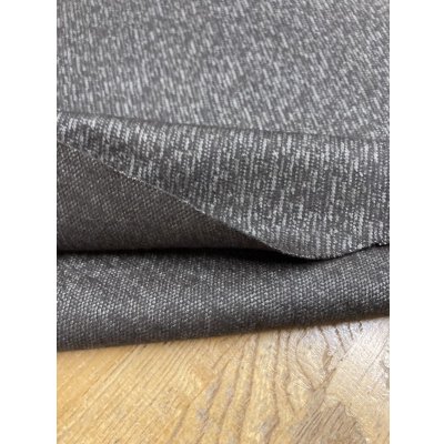 画像4: 生地：ウール／ポリエステルヨロケジャガードニット（茶系）