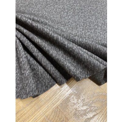 画像5: 生地：ウール／ポリエステルヨロケジャガードニット（茶系）