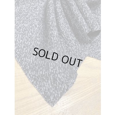 画像7: 生地：ウール／ポリエステルヨロケジャガードニット（黒系）