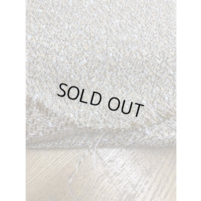 画像4: 生地:綿ポリエステルファンシーツイードラメ入り(ベージュ)