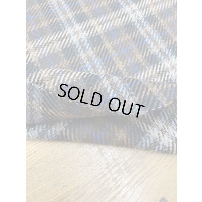 画像4: 生地：ポリウールチェック柄織り厚手（茶系）