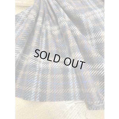 画像5: 生地：ポリウールチェック柄織り厚手（茶系）