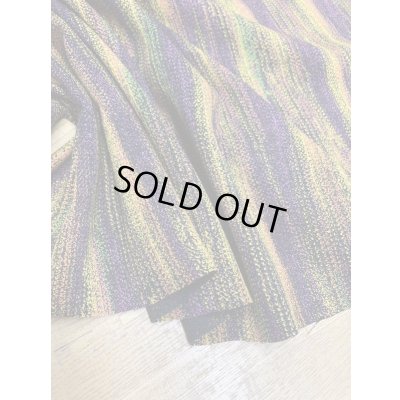 画像5: 生地：ポリ100％カラフルかすれストライプ柄プリント（オレンジ系）